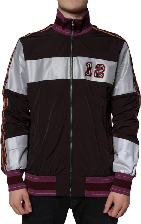 Dolce & Gabbana Dolce & Gabbana Multicolor Full Zip Jersey Men Bomber Jacket