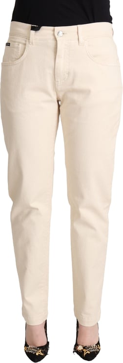 Dolce & Gabbana Dolce & Gabbana White Cotton Skinny Denim Women Jeans Pants