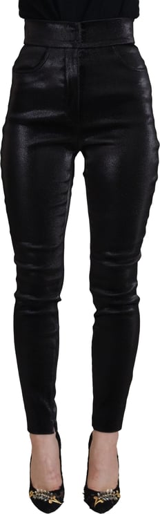 Dolce & Gabbana Dolce & Gabbana Black Washed Cotton Skinny Denim Jeans