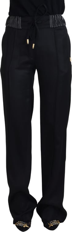 Dolce & Gabbana Dolce & Gabbana Black Straight Fit Cotton Pants
