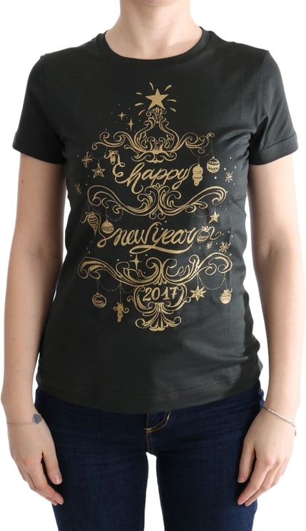 Dolce & Gabbana Dolce & Gabbana Green Cotton 2017 Motive T-Shirt