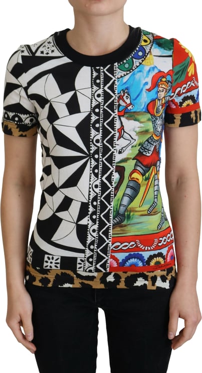 Dolce & Gabbana Dolce & Gabbana Multicolor Printed Women Exclusive Shirt Top