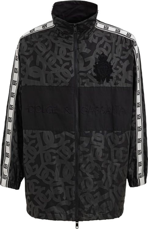 Dolce & Gabbana Dolce & Gabbana Black Polyester Shell Jacket