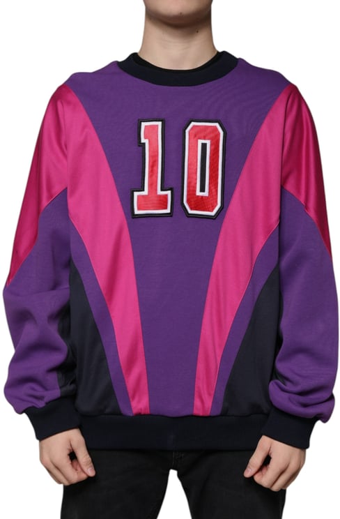 Dolce & Gabbana Dolce & Gabbana Multicolor Crew Neck Men Sweatshirt Sweater