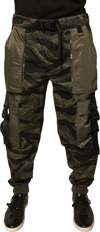 Dolce & Gabbana Dolce & Gabbana Green Cotton Jogger Cargo Pants