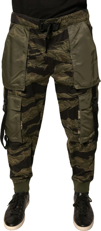Dolce & Gabbana Dolce & Gabbana Green Cotton Jogger Cargo Pants