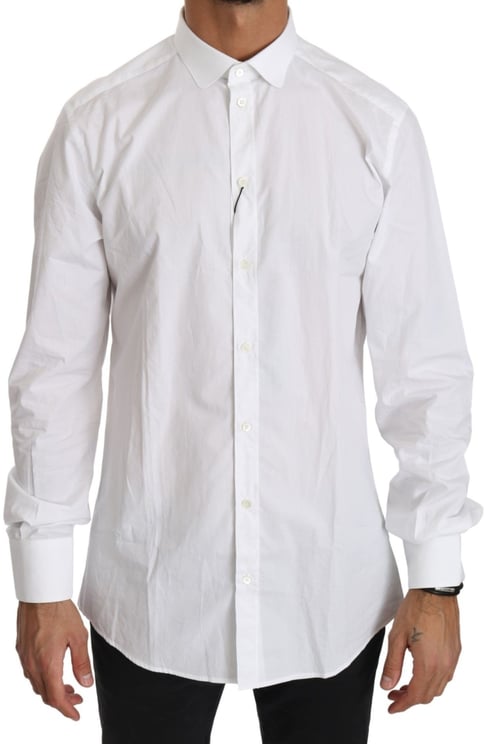 Dolce & Gabbana Dolce & Gabbana White Cotton Long Sleeve Top Shirt