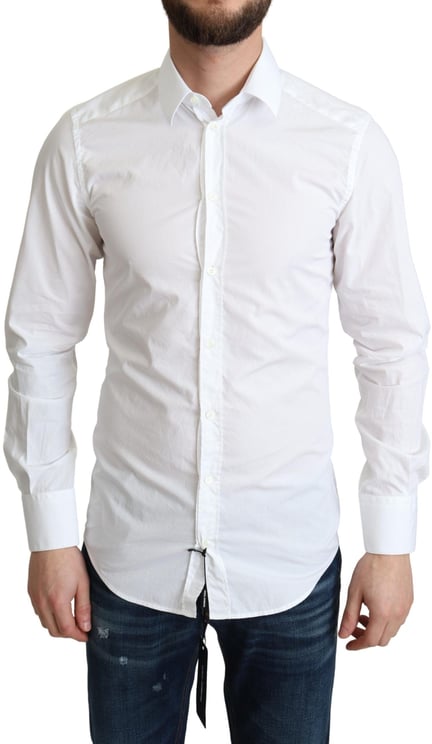Dolce & Gabbana Dolce & Gabbana White Cotton Long Sleeves Men Formal Shirt
