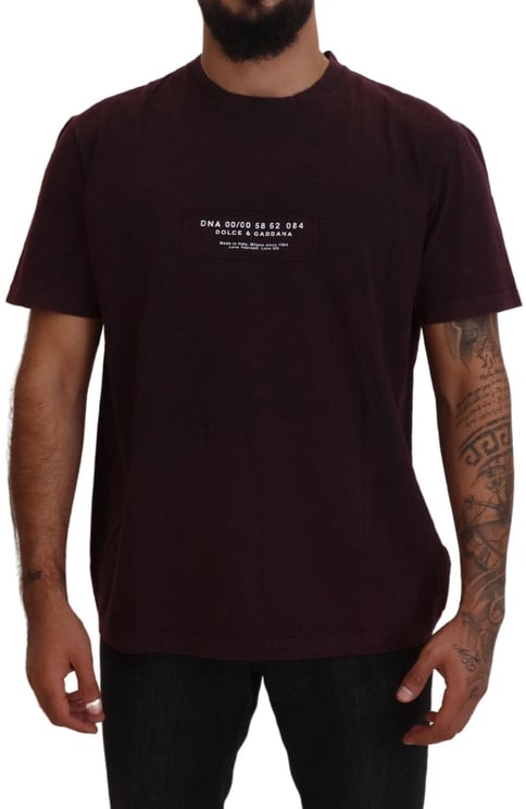 Dolce & Gabbana Dolce & Gabbana Bordeaux Crewneck Short Sleeve  T-shirt