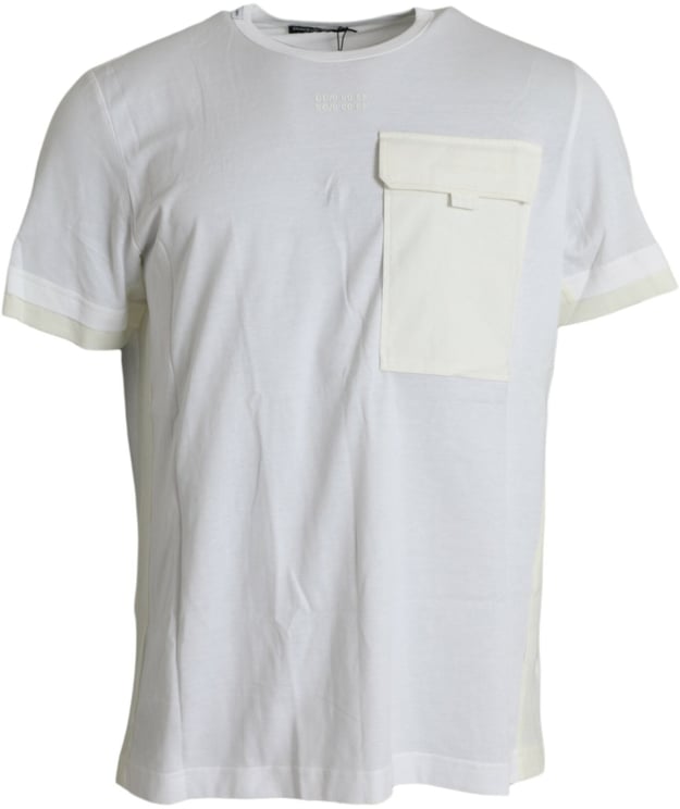 Dolce & Gabbana Dolce & Gabbana White Cotton Pocket Short Sleeves T-shirt