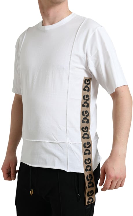 Dolce & Gabbana Dolce & Gabbana White Logo Crew Neck Short Sleeves T-shirt