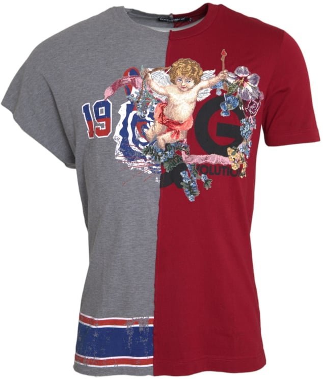 Dolce & Gabbana Dolce & Gabbana Multicolor Graphic Short Sleeve T-shirt