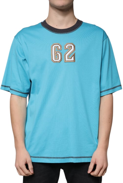 Dolce & Gabbana Dolce & Gabbana Blue Logo Crew Neck Short Sleeves T-shirt