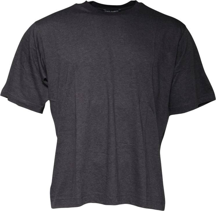 Dolce & Gabbana Dolce & Gabbana Dark Gray Crew Neck Short Sleeves T-shirt