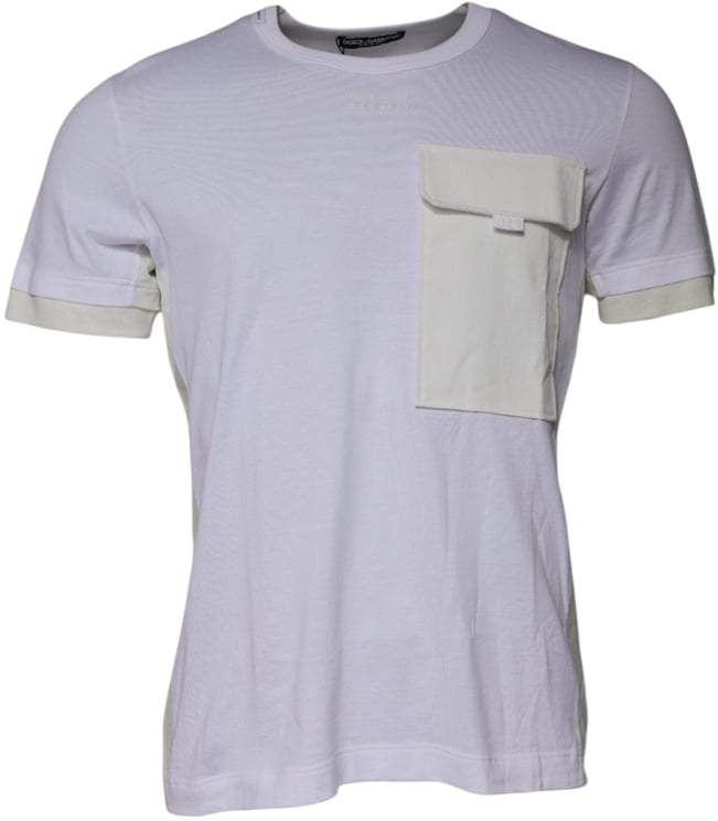 Dolce & Gabbana Dolce & Gabbana White Cotton Crew Neck Short Sleeves T-shirt