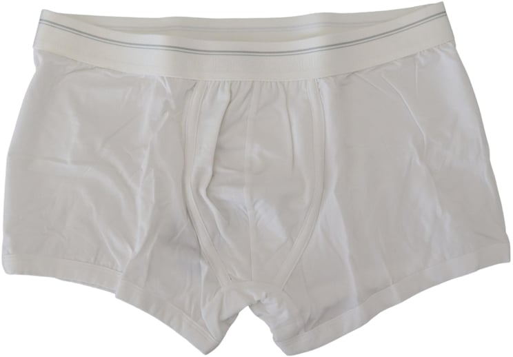 Dolce & Gabbana Dolce & Gabbana White Cotton Blend Regular Boxer Underwear