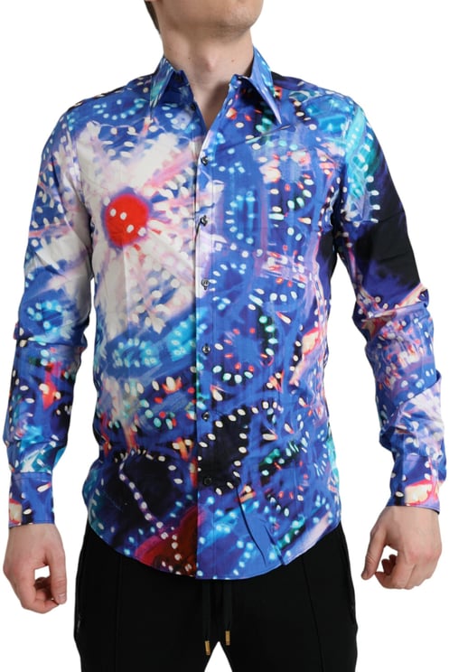 Dolce & Gabbana Dolce & Gabbana Multicolor Luminarie Slim MARTINI Shirt