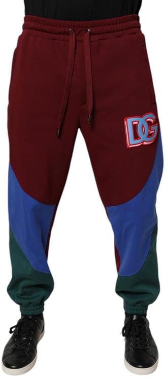 Dolce & Gabbana Dolce & Gabbana Multicolor Cotton Men Jogger Sweatpants Pants