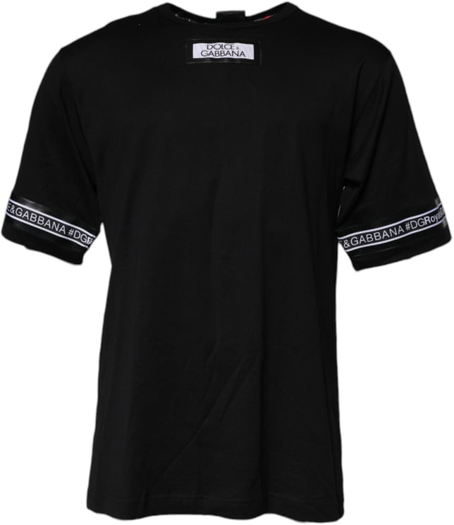 Dolce & Gabbana Dolce & Gabbana Black #DGMILLENNIALS Cotton Crew Neck T-shirt