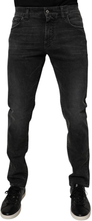 Dolce & Gabbana Dolce & Gabbana Black Cotton Stretch Skinny Men Denim Jeans