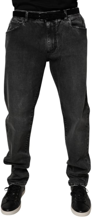 Dolce & Gabbana Dolce & Gabbana Black Cotton Stretch Skinny Men Denim Jeans