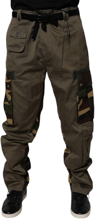 Dolce & Gabbana Dolce & Gabbana Multicolor Patchwork Camouflage Cargo Pants