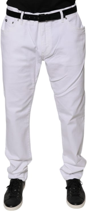 Dolce & Gabbana Dolce & Gabbana White Cotton Stretch Skinny Men Denim Jeans