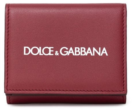 Dolce & Gabbana Dolce & Gabbana Red Calfskin Wallet