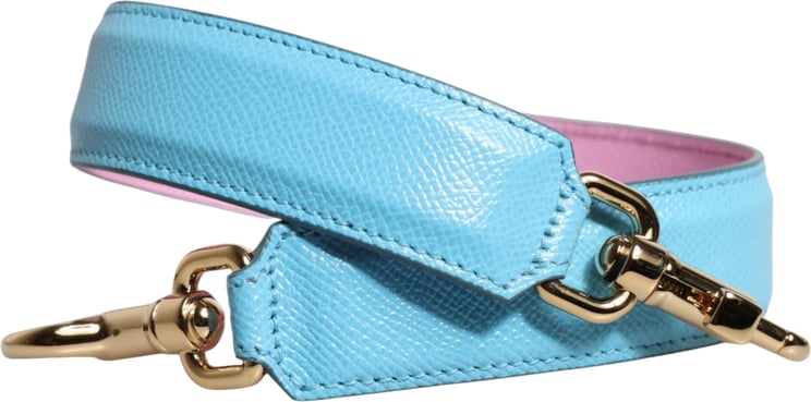 Dolce & Gabbana Dolce & Gabbana Pink Blue Leather Handle Bag Shoulder Strap
