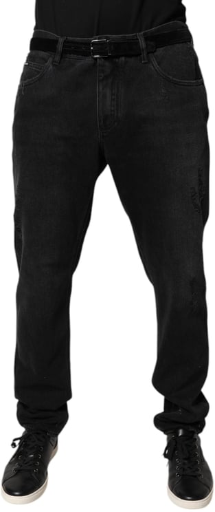 Dolce & Gabbana Dolce & Gabbana Black Cotton Skinny Men Denim Jeans