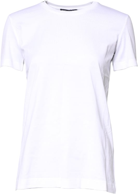 Dolce & Gabbana Dolce & Gabbana White Cotton Crew Neck Short Sleeves T-shirt