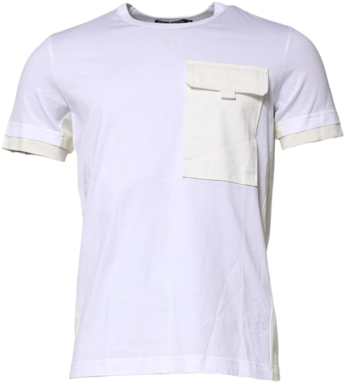 Dolce & Gabbana Dolce & Gabbana White Cotton Pocket Short Sleeves T-shirt