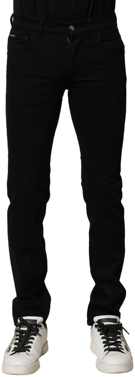 Dolce & Gabbana Dolce & Gabbana Black Cotton Stretch Skinny Men Denim Jeans