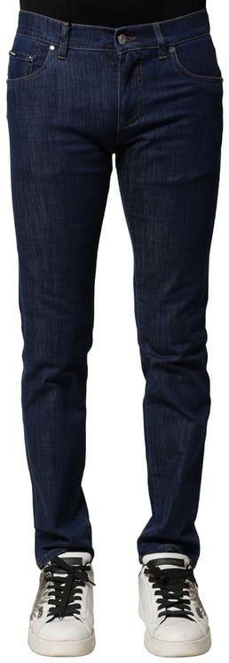 Dolce & Gabbana Dolce & Gabbana Blue Cotton Stretch Skinny Men Denim Jeans