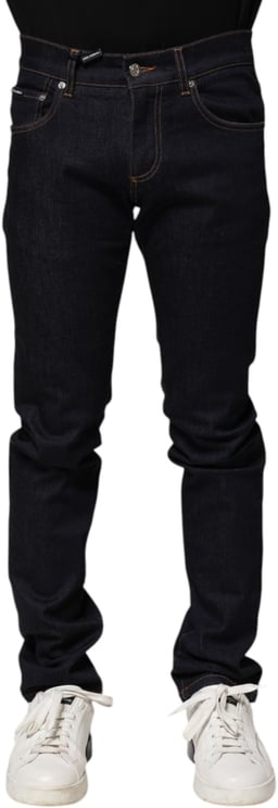 Dolce & Gabbana Dolce & Gabbana Black Cotton Skinny Men Denim Jeans