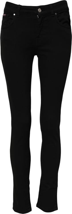 Dolce & Gabbana Dolce & Gabbana Black Skinny Cotton Mid Waisted Denim Jeans