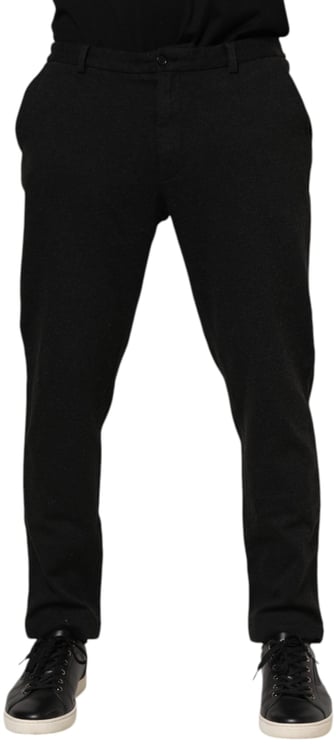 Dolce & Gabbana Dolce & Gabbana Dark Gray Viscose Dress Men Pants