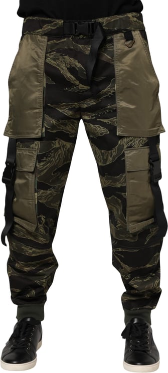 Dolce & Gabbana Dolce & Gabbana Multicolor Cargo Camouflage Pants