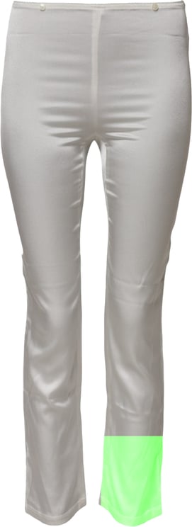 Dolce & Gabbana Dolce & Gabbana Ivory Silk Tapered High Waist Pants