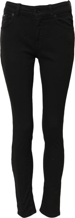 Dolce & Gabbana Dolce & Gabbana Black Cotton Skinny Mid Waist Denim Jeans