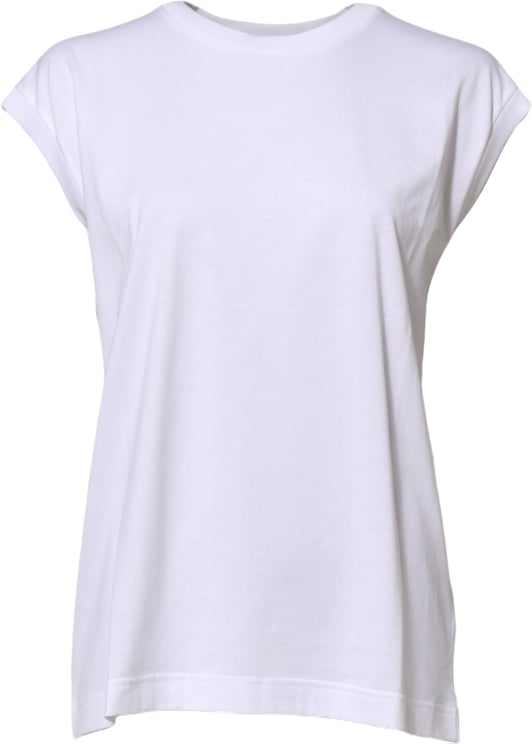 Dolce & Gabbana Dolce & Gabbana White Cotton Sleeveless Women Tank T-shirt