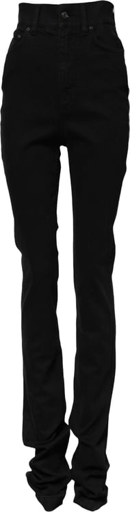 Dolce & Gabbana Dolce & Gabbana Black Cotton High Waist Skinny Denim Jeans