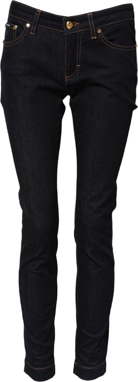 Dolce & Gabbana Dolce & Gabbana Blue Cotton PRETTY LowWaist Skinny Denim Jeans