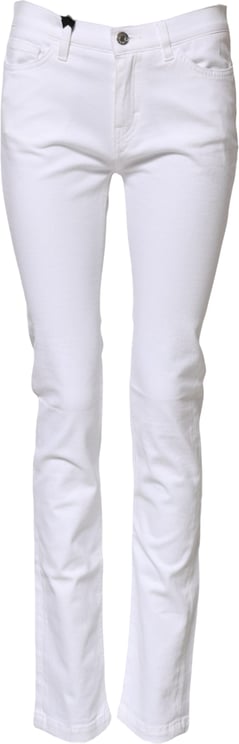 Dolce & Gabbana Dolce & Gabbana White GRACE Mid Waisted Skinny Denim Jeans