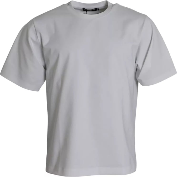 Dolce & Gabbana Dolce & Gabbana White Cotton Round Neck Short Sleeve T-shirt
