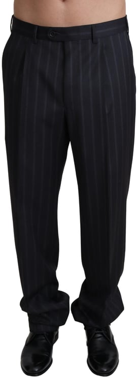 Dolce & Gabbana Dolce & Gabbana Gray Wool Blend Formal Trousers Pants