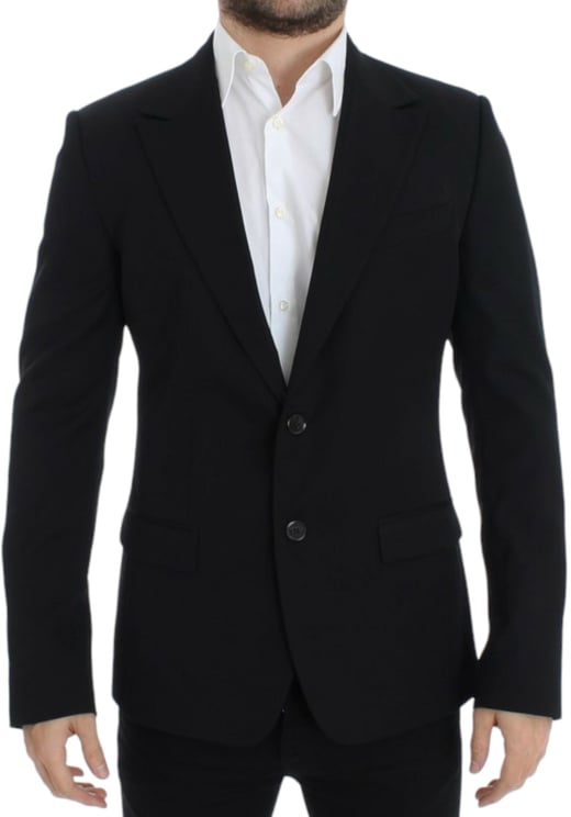 Dolce & Gabbana Dolce & Gabbana Black wool slim fit blazer