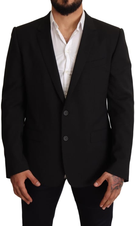 Dolce & Gabbana Dolce & Gabbana Black Striped MARTINI Jacket Blazer