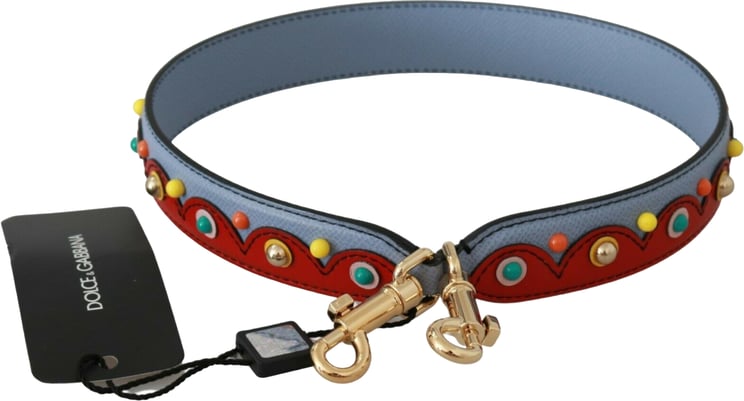 Dolce & Gabbana Dolce & Gabbana Blue and red Shoulder Strap Leather Blue Handbag Accessory