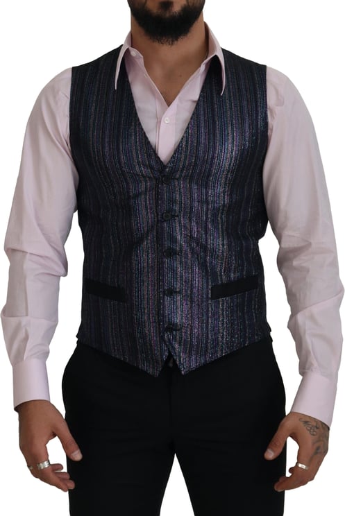Dolce & Gabbana Dolce & Gabbana Multicolor Polyester Waistcoat Dress Formal Vest